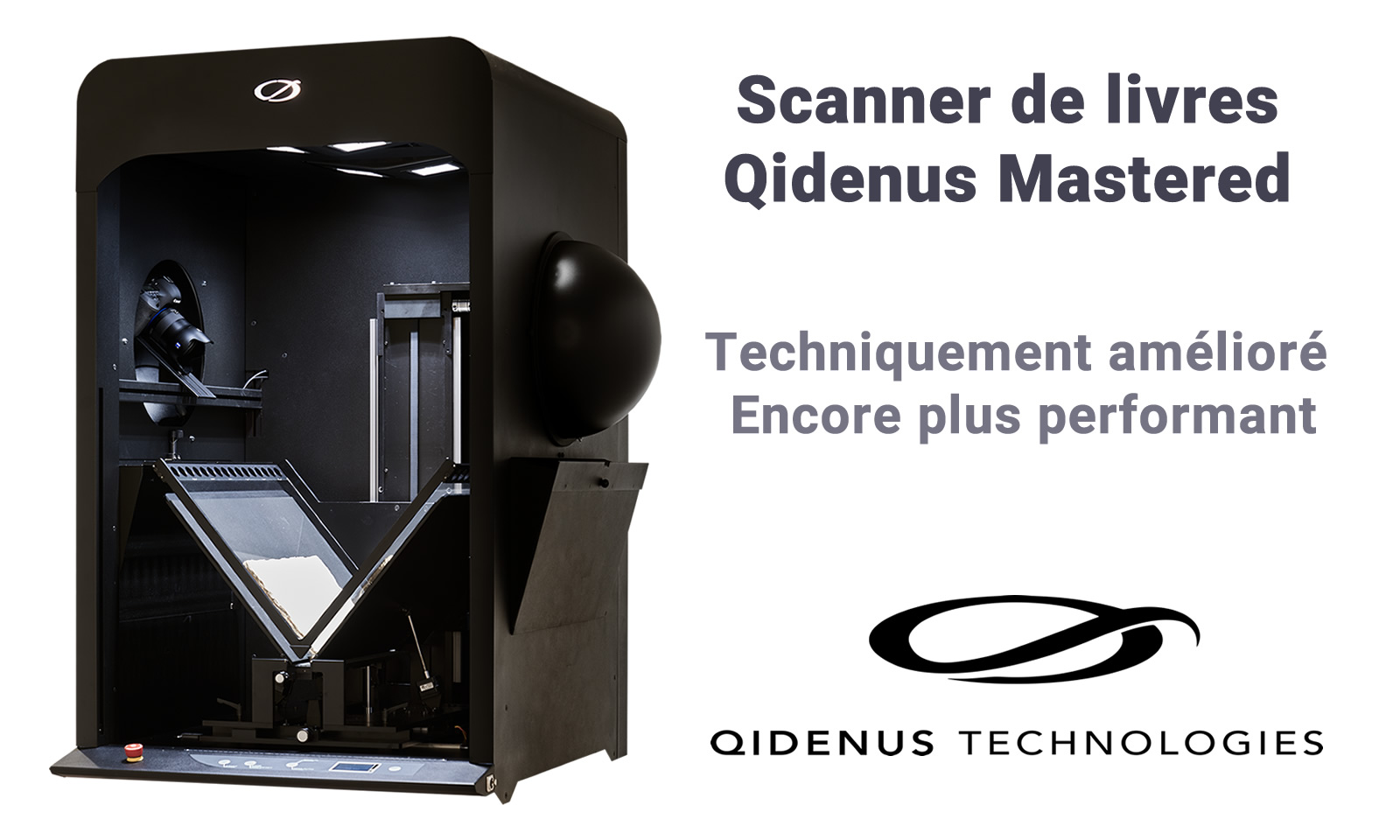 iGuana - Scanner de livres Qidenus Mastered (ultra-rapide, encore plus performant)